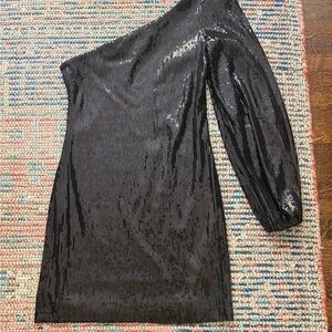 Steve Madden One-Shoulder Sequin Mini